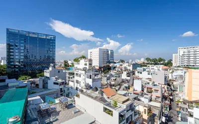 Superior-Apartment mit einem Schlafzimmer — Otis Apartment - 33 Trần Kế Xương Rooftop View